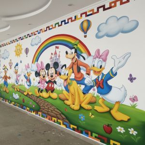 2D School Wall Painting
