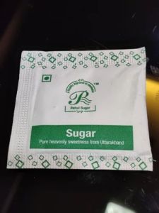 White Sugar Sachets for Food Court