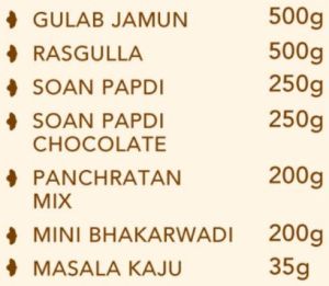 1.935kg Royal Treasures  Diwali Celebration Gift Pack