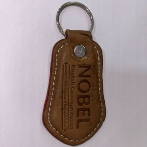 Custom Leatherette Keychain with Stitched Edges
