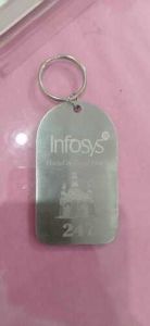 Stainless Steel Keychain with Engraving