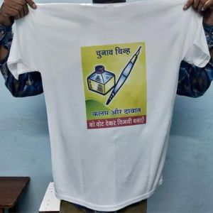 White Political Campaign T-Shirt