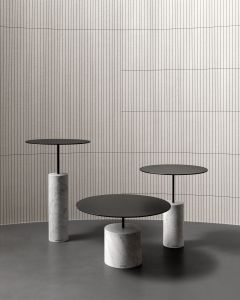 Contemporary Coffee Center Marble Table