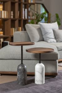 Contemporary Coffee Center Marble Table