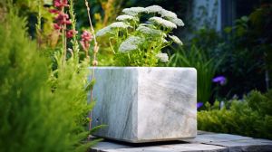 Designer Marble Planter