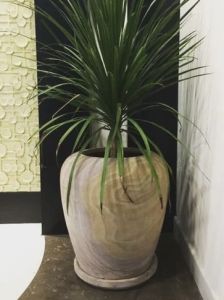 Decorative Handcrafted Marble Floor Planter