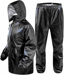 Mens Black Rain Coat