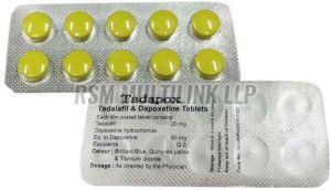 Tadapox Tadalafil And Dapoxetine Tablets 40 Mg