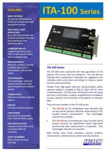 ITA-100 Series  Online Vibration Monitoring System 
