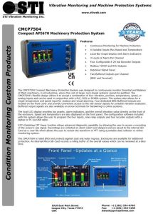 Sti Vibration Monitoring & Machine Protection Systems