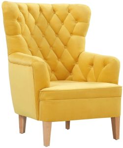 Wingback Chair with Padded Upholstery