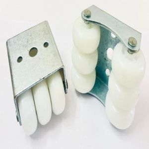 White Plastic Six Wheel Caster