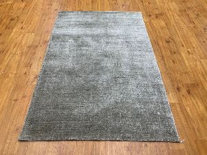 Plain Bamboo Silk Floor Carpets