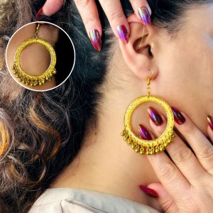Gold-Tone Hoop &AMP; Dangler Earrings