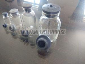 Glass Vials with Rubber Stoppers