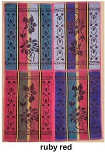 Ruby Red Cotton Towel