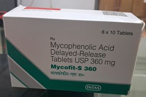 Mycofit S 360mg Mycophenolic Acid Tablet