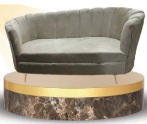 Velvet Three Seater Sofa