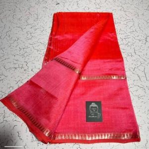 Silk Mangalgiri Temple Border Saree