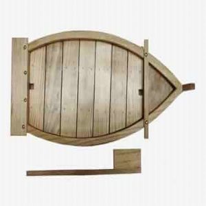 Pine Wood Sushi Boat