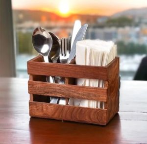 Wooden Spoon Holder