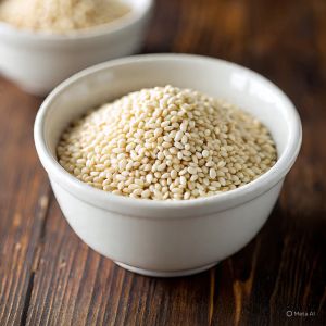 white sesame seeds
