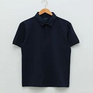 Mens Black Polo T-Shirts
