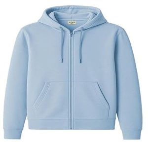 Mens Blue Zipper Hoodie