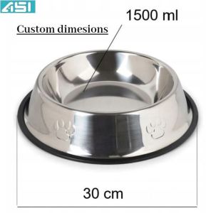 Stainless Steel PET Feeding Bowl
