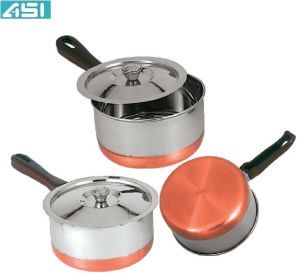 Copper Base Steel Cookware Set