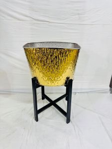 Golden Stainless Steel Dustbin