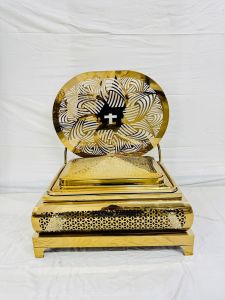 Golden Square Decorative Chafing Dish
