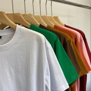Mens 100% Cotton Biowash Plain T-Shirts
