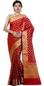 Ladies Wedding Wear Banarasi Silk Saree