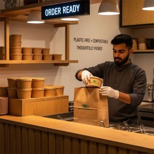 101mm Double Layer Paper Bowl Lids