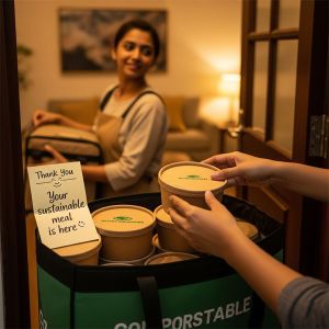 86mm Double Layer Paper Bowl Lids
