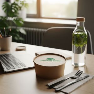 96mm Double Layer Paper Bowl Lids