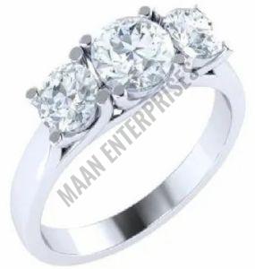 Artificial Diamond Solitaire Ring