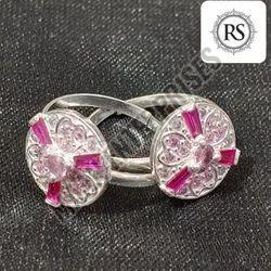 Stone Studded Toe Rings