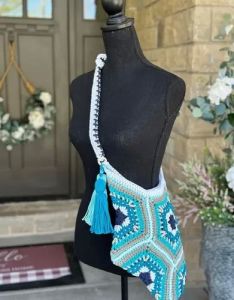 Star Pattern Crochet Handbags