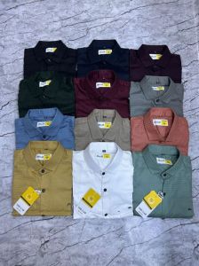 Mens Plain Cotton Shirt