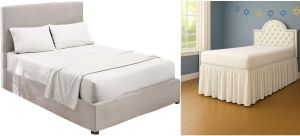 Twin XL 40 White Bed Sheet Set