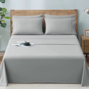 Extra Long 42 Grey Bed Sheet Set