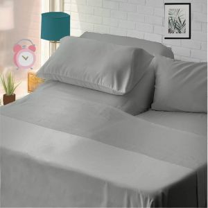 Flex Top King Light Grey Bed Sheet Set
