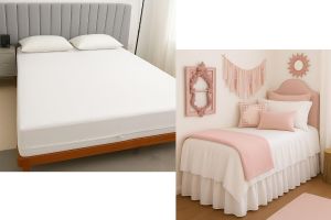 Zipper 32 Inch Fitted Bed Sheet Set