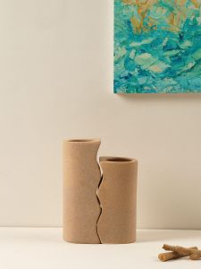 Couple Handicraft Ceramic Flower Vase