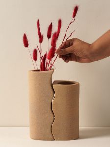 Couple Handicraft Ceramic Flower Vase