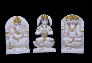 Shiv Parivar Marble Statue