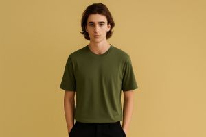 Polycotton Round Neck T Shirt