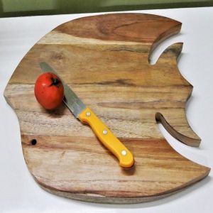 Fish Shaped Wooden Chopping Board